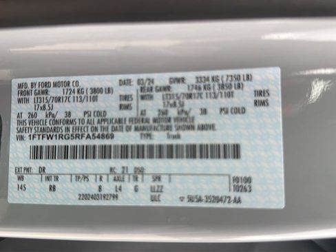 Used 2024 Ford F150 Raptor image 18