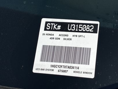 Used 2026 Honda Accord Sport