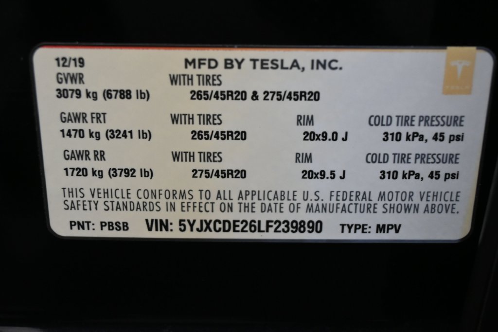 Used 2020 Tesla Model X Long Range AWD/4WD image 24