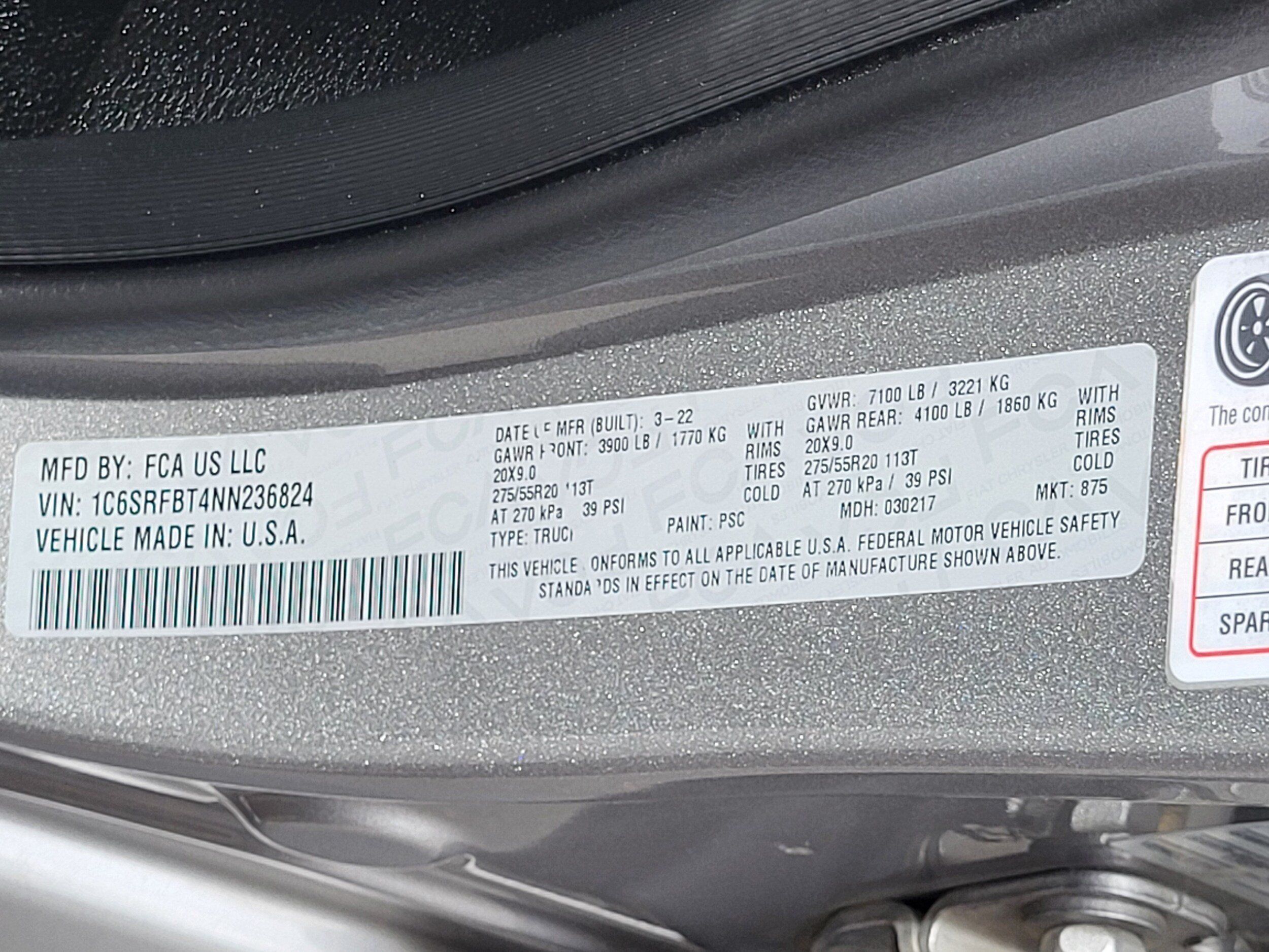 Used 2022 RAM 1500 Big Horn w/ Night Edition AWD/4WD image 9