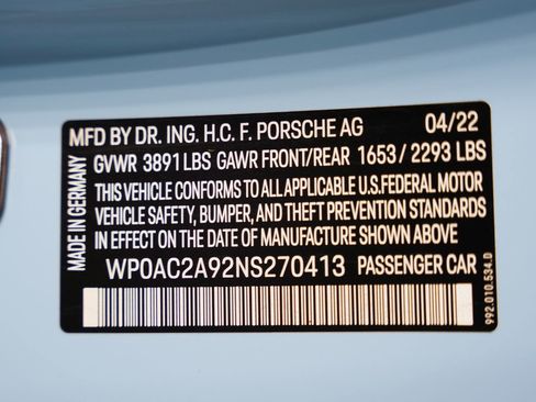 Used 2022 Porsche 911 GT3 image 45