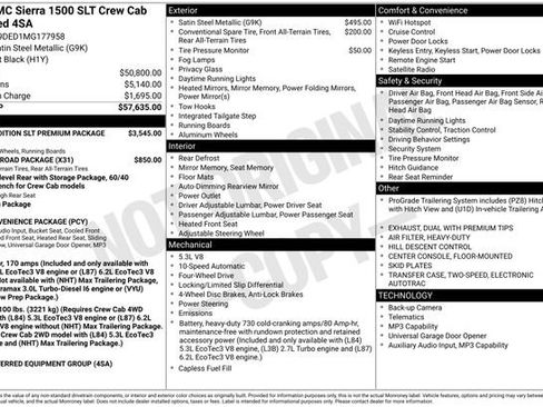 Used 2021 GMC Sierra 1500 SLT AWD/4WD image 32