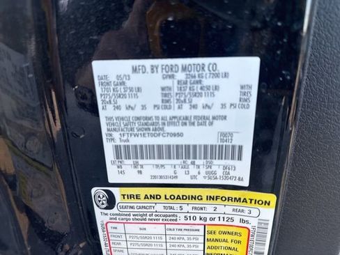 Used 2013 Ford F150 Platinum image 12