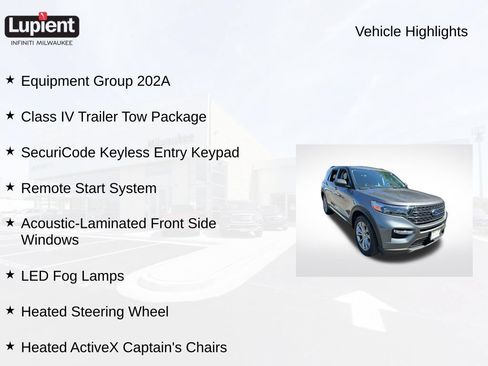 Used 2023 Ford Explorer XLT w/ Equipment Group 202A AWD/4WD image 2
