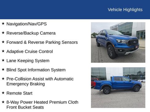 Used 2019 Ford Ranger XLT w/ Equipment Group 302A Luxury RWD image 9