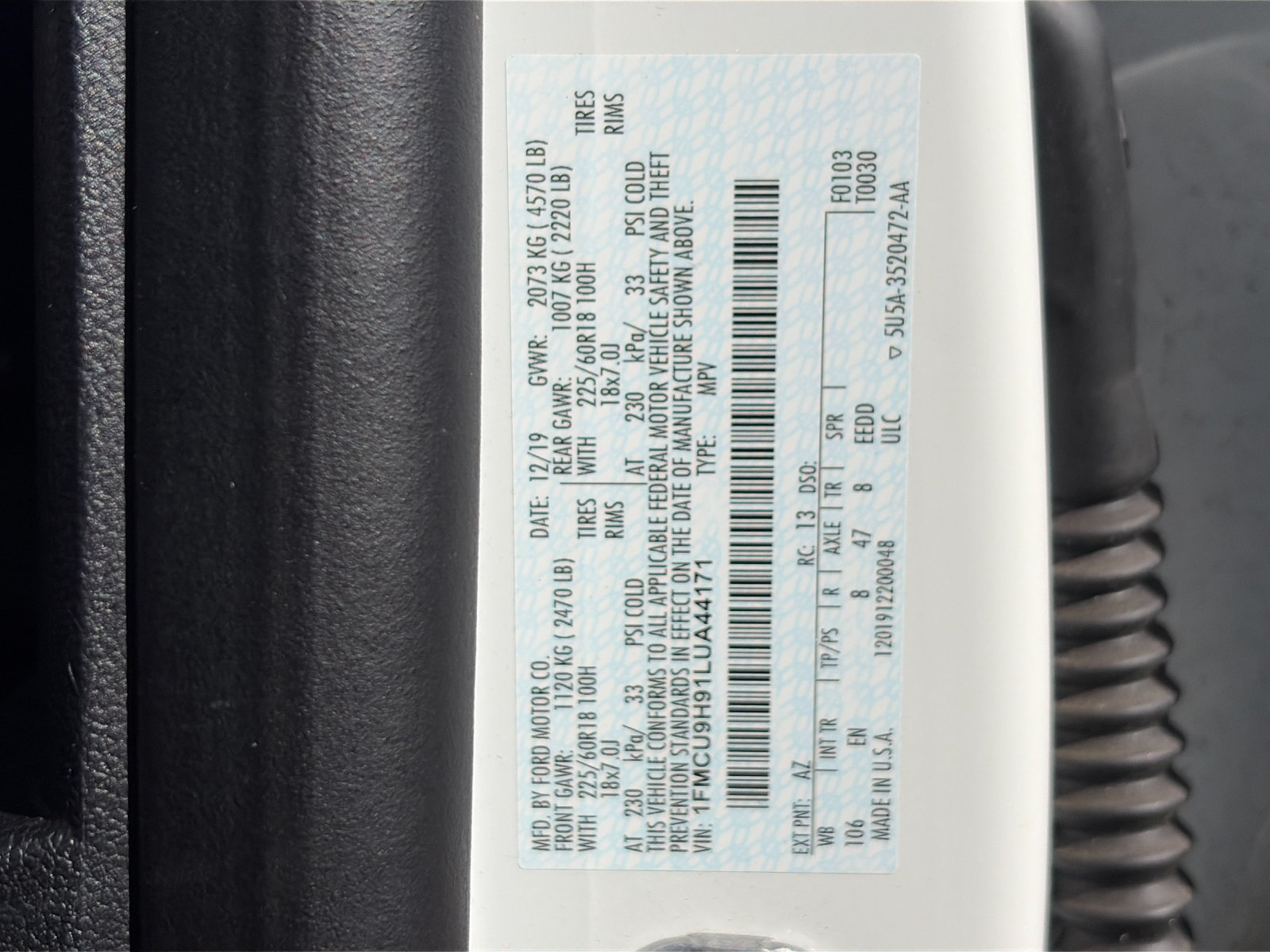 Used 2020 Ford Escape SEL AWD/4WD image 27