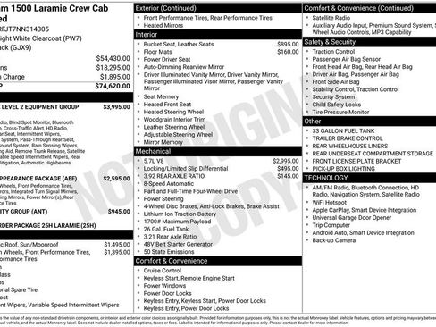 Used 2022 RAM 1500 Laramie AWD/4WD image 9