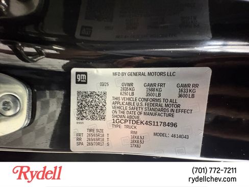 Used 2025 Chevrolet Colorado Z71 w/ Technology Package image 23