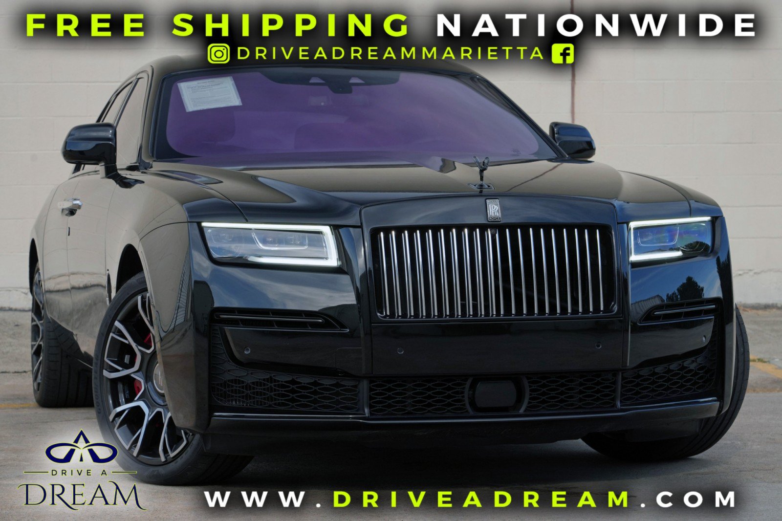 Used 2024 Rolls-Royce Ghost Black Badge w/ Black Badge Ghost Package AWD/4WD image 2