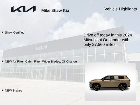 Used 2024 Mitsubishi Outlander SE Black Edition FWD image 8