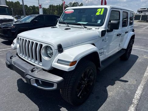 Used 2021 Jeep Wrangler Unlimited Sahara w/ Cold Weather Group AWD/4WD image 1