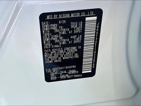 New 2026 Nissan Armada SV AWD/4WD image 26