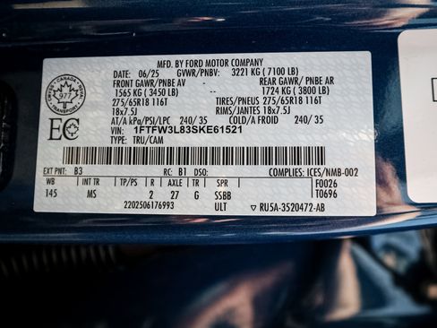 Used 2025 Ford F150 XLT w/ Equipment Group 301A Standard AWD/4WD image 33