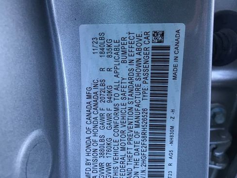 Certified 2024 Honda Civic Sport image 15