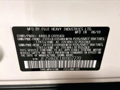 Used 2010 Subaru Forester 2.5X Limited AWD/4WD image 36