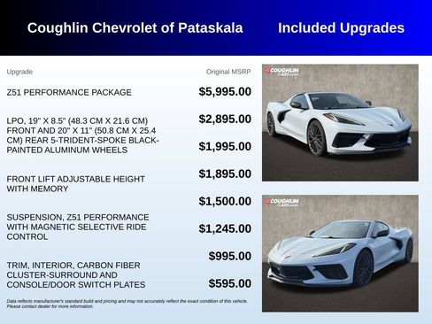 Used 2021 Chevrolet Corvette Stingray Premium Cpe w/ Z51 Performance Package RWD image 3