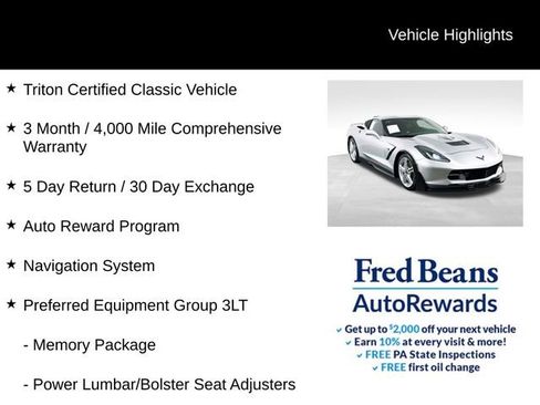 Used 2017 Chevrolet Corvette Stingray Coupe w/ 3LT Preferred Equipment Group RWD image 5