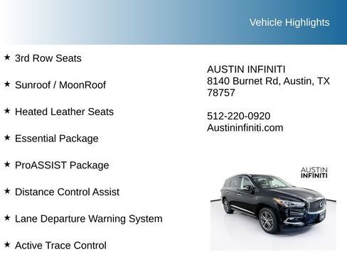 Used 2019 INFINITI QX60 Luxe w/ Essential Package AWD/4WD image 9