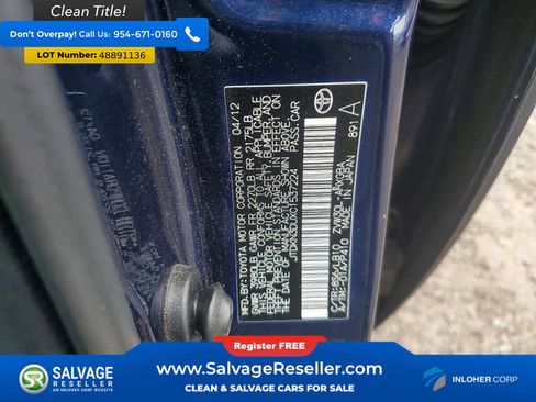 Used 2012 Toyota Prius Four w/ Deluxe Solar Roof Pkg image 16