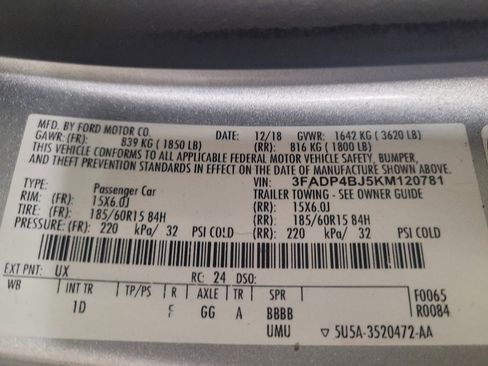 Used 2019 Ford Fiesta SE FWD image 33