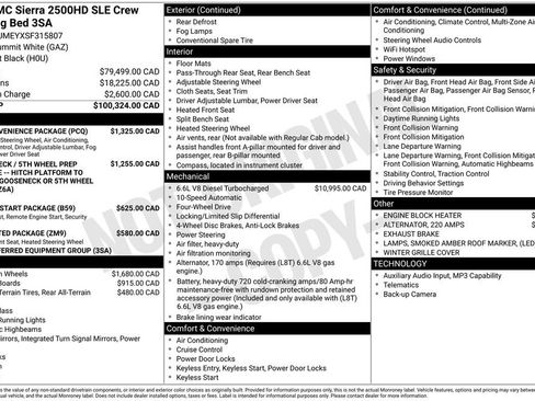Used 2025 GMC Sierra 2500 SLE w/ SLE Convenience Package AWD/4WD image 73