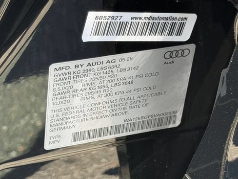 New 2027 Audi SQ6 e-tron Premium Plus AWD/4WD image 26