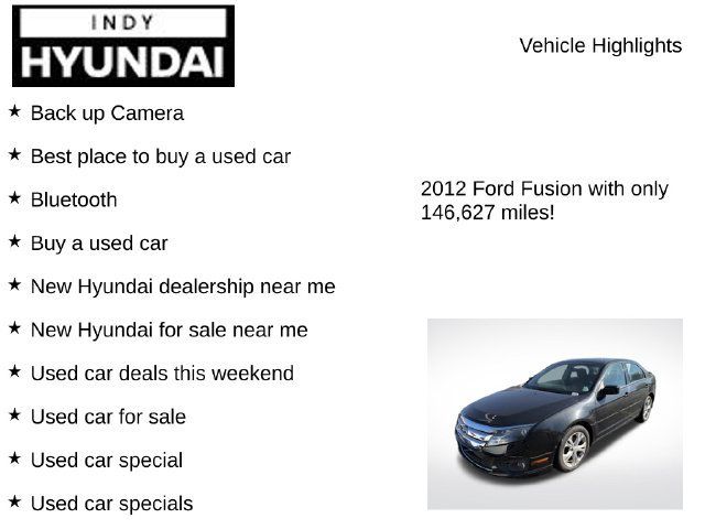 Used 2012 Ford Fusion SE FWD image 8