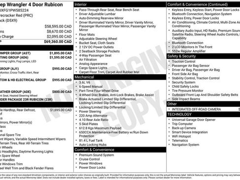 Used 2023 Jeep Wrangler Unlimited Rubicon w/ Steel Bumper Group image 47