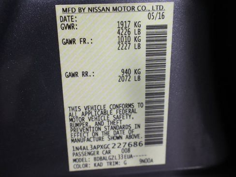 Used 2016 Nissan Altima 2.5 S w/ Power Driver Seat Package image 19