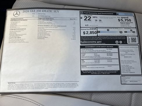 New 2026 Mercedes-Benz GLE 350 4MATIC image 32