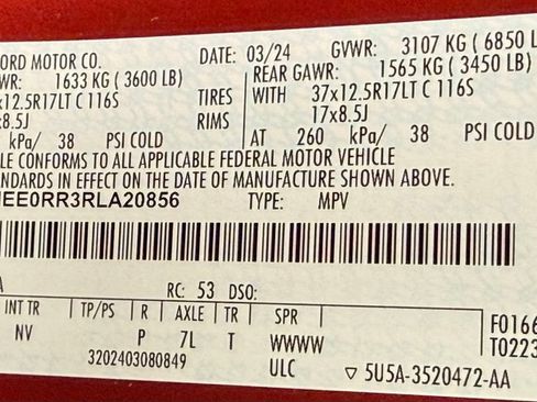 Used 2024 Ford Bronco Raptor w/ Interior Carbon Fiber Pack 6 AWD/4WD image 55