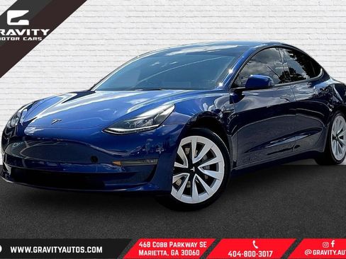 Used 2022 Tesla Model 3 Long Range AWD/4WD image 1