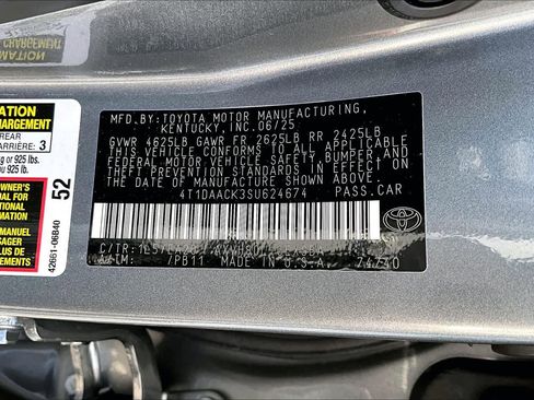 Certified 2025 Toyota Camry SE w/ Multimedia Upgrade Package image 34