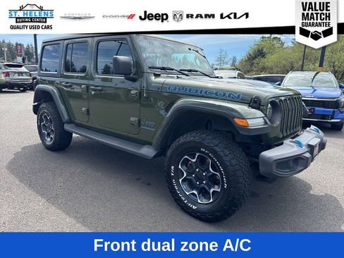 Used 2023 Jeep Wrangler Unlimited Rubicon 4xe w/ Cold Weather Group AWD/4WD image 5