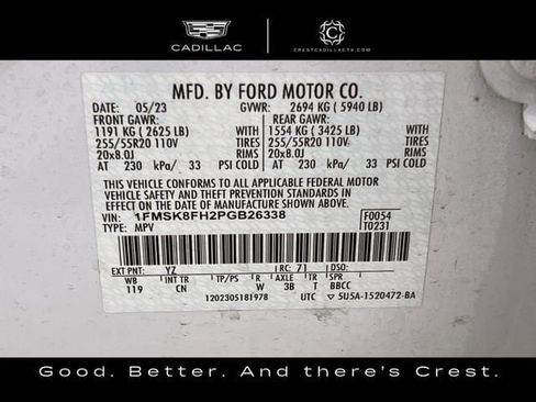 Used 2023 Ford Explorer Limited AWD/4WD image 29