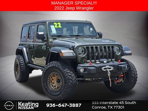 Used 2022 Jeep Wrangler Unlimited Rubicon w/ Steel Bumper Group AWD/4WD image 1