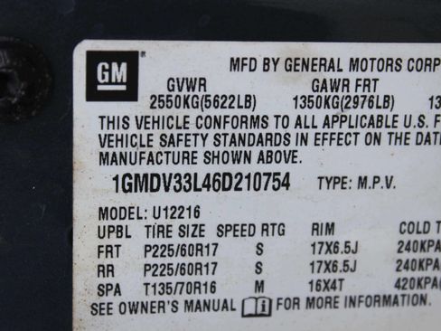 Used 2006 Pontiac Montana SV6 w/ Convenience Package image 9