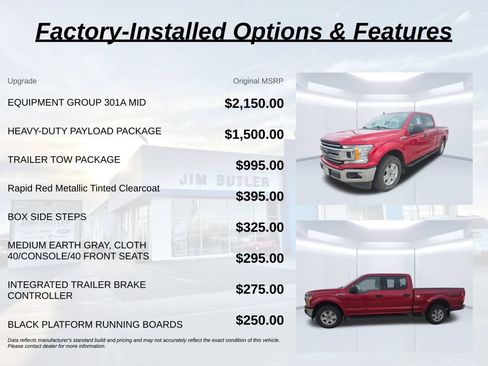 Used 2020 Ford F150 XLT w/ Equipment Group 301A Mid AWD/4WD image 2