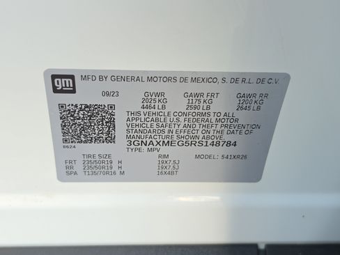 Used 2024 Chevrolet Equinox RS w/ RS Leather Package FWD image 32