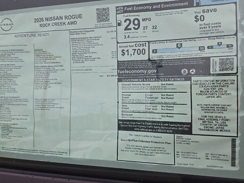 New 2026 Nissan Rogue SV w/ Rock Creek Premium Package image 43