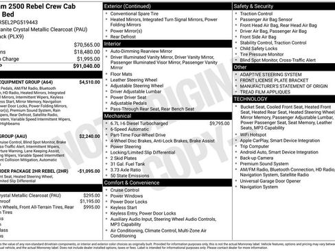 Used 2023 RAM 2500 Rebel w/ Level 1 Equipment Group image 35