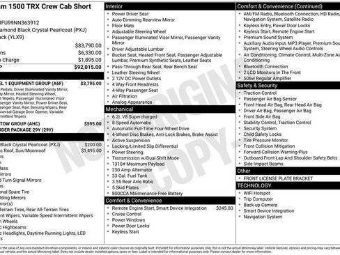 Used 2022 RAM 1500 TRX w/ TRX Level 1 Equipment Group image 9