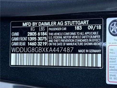 Used 2019 Mercedes-Benz S 560 4MATIC Sedan w/ AMG Line Exterior image 27