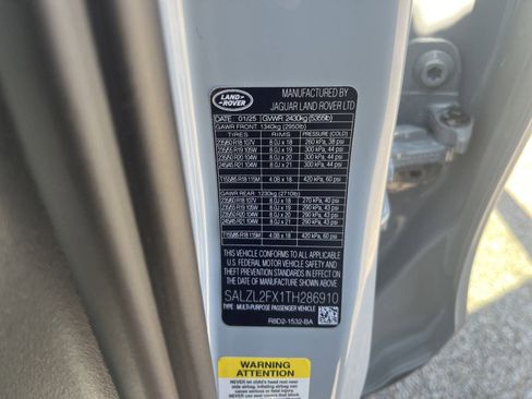 New 2026 Land Rover Range Rover Evoque Dynamic SE image 19