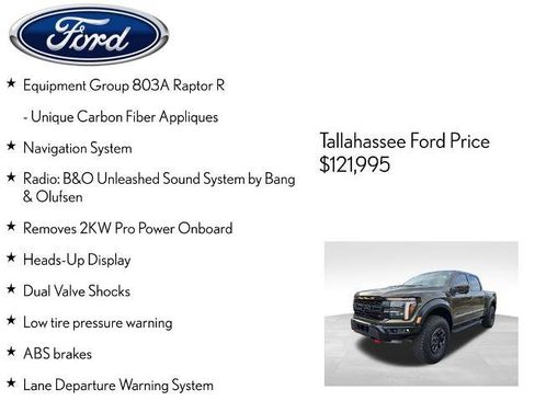 Certified 2024 Ford F150 Raptor w/ Equipment Group 803A Raptor R image 13