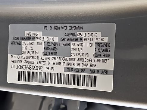 Used 2025 MAZDA CX-90 Plug-In Hybrid w/ Premium Plus AWD/4WD image 38