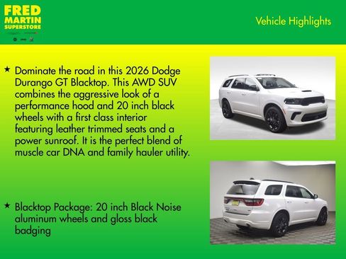 New 2026 Dodge Durango GT image 7