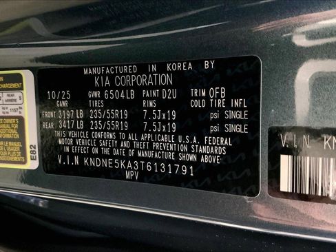 New 2026 Kia Carnival SX Prestige image 13