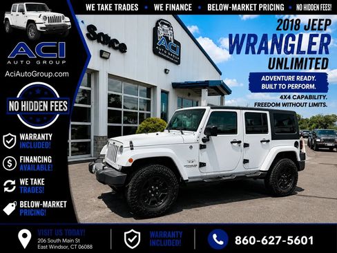 Used 2018 Jeep Wrangler Unlimited Sahara AWD/4WD image 1