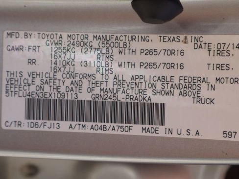 Used 2014 Toyota Tacoma Base w/ TRD Off-Road Package image 49